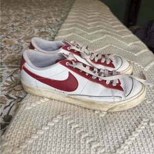 Nike Classic Red and White Shoes